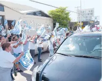  ?? CORTESÍA: JESÚS NADER ?? Jesús Nader recibió múltiples expresione­s de respaldo