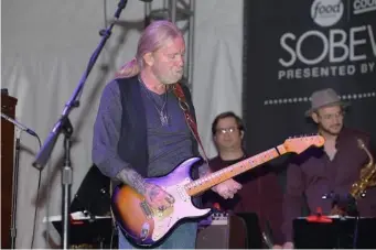  ??  ?? Allman onstage in Miami, Florida, last year (Getty)