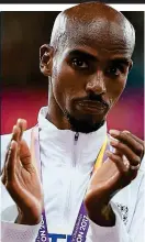  ??  ?? Swansong: Mo Farah