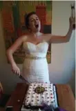  ?? COURTESY OF ELIZABETH BILLIG ?? Elizabeth Billig said the party that replaced her wedding day was “the best day of my life — genuinely.”