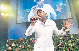  ?? SCOTT ROTH — THE ASSOCIATED PRESS ?? After having a heart transplant in 2020, legendary rapper Kurtis Blow is on the road as the emcee of the touring “Hip Hop Nutcracker,” which comes to Oakland on Wednesday.