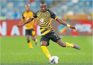  ?? /Anesh Debiky/Gallo Images ?? One goal in mind: Lazarous Kambole will feel the pressure from Chiefs fans if he fails to soon find the back of the net.