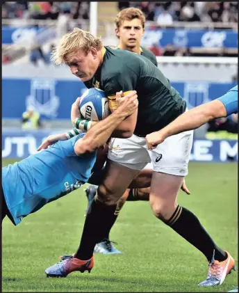  ??  ?? Springbok captain Adriaan Strauss against Italy in another losing cause last weekend.