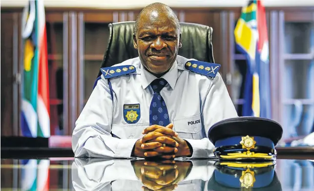  ?? Pictures: Moeletsi Mabe ?? BRASS TACKS General Khehla John Sitole says inculcatin­g discipline and profession­alism in the police are among his priorities as national commission­er.