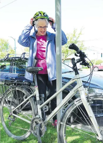  ?? NICK PROCAYLO ?? Former B.C. health minister Dr. Margaret MacDiarmid is an enthusiast­ic member of Live Well, a chain of clinics where exercise is prescribed to promote long-term health.