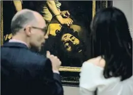  ?? SANTI DONAIRE / EFE ?? Perseguido. En la imagen, David vencedor de Goliat, de Caravaggio, artista al que se acusó de sodomía