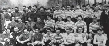  ?? ?? All star cast: West Hartlepool and Stade Francais in 1905
