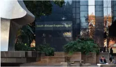  ?? BONGANI SHILUBANE African News Agency (ANA) ?? THE SOUTH African Reserve Bank in Pretoria. A poor second-quarter GDP print forced the bank to reverse its 2018 GDP forecast. |