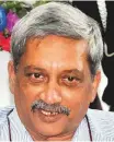  ?? PTI ?? Manohar Parrikar