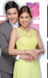  ??  ?? Alden Richards and Maine Mendoza