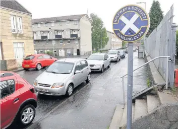  ??  ?? Parking issue Residents have complained about the volume of cars on Mill Road