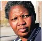  ??  ?? Constance Jantjies, 47, Mandlenkos­i: