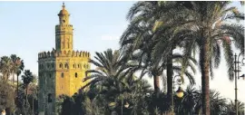  ?? Foto: CBN-Archiv ?? Der Torre del Oro zählt zu den Wahrzeiche­n Sevillas.