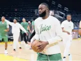  ?? JED JACOBSOHN/AP ?? Jaylen Brown played his one year of college basketball at Cal. Brown’s Celtics played the Warriors in Game 1 of the NBA Finals on Thursday in San Francisco.