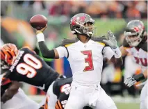  ?? MICHAEL CONROY/THE ASSOCIATED PRESS ?? Tampa Bay Buccaneers pivot Jameis Winston is rumoured to be among those who could be traded.