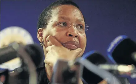  ?? /ELIZABETH SEJAKE ?? Former Gauteng health MEC Qedani Mahlangu will face up to tough questions when she finally appears before the hearings into the deaths of mentally ill patients in the Esidimeni tragedy.