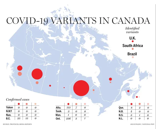  ?? GIGI SUHANIC / NATIONAL POST SOURCE: PROVINCES, MEDIA REPORTS ??