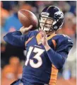  ?? ISAIAH J. DOWNING, USA TODAY SPORTS ?? Trevor Siemian has been serviceabl­e as a first-year starter for the Broncos.