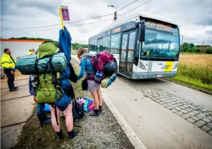  ?? FOTO BELGA ?? volgens Roger Kesteloot zal de bediening van Rock Werchter niet veel hinder ondervinde­n.