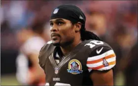  ?? ASSOCIATED PRESS FILE ?? Josh Cribbs is back with the Browns as special teams coaching intern.