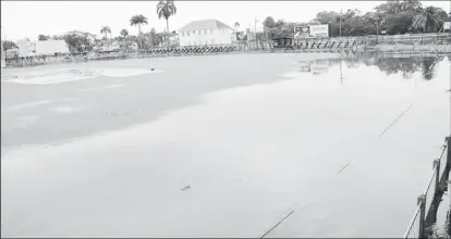  ?? ?? Continuous rainfall forced the Guyana Harpy Eagles practice match at GCC, Bourda to be abandoned without a ball bowled