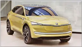  ??  ?? Skoda concept models may soon be given real life in the form of a range of new EVs