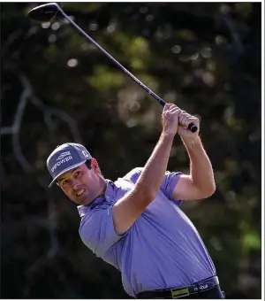  ?? (AP/Stephen B. Morton) ?? Robert Streb fired a 2-under 68 in Sunday’s final round to win the RSM Classic at St. Simons
Island, Ga.