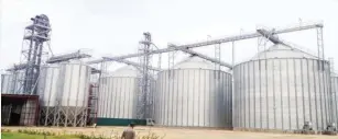  ?? ?? Grains silos in Kwali, FCT