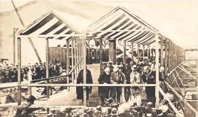  ??  ?? King Edward VII and Queen Alexandra opening the Elan Valley water scheme in 1904. (Birmingham Museums Trust)