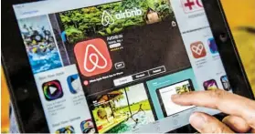  ?? BILD: SN/AFP ?? 1000 Wohnungen dürften in der Stadt auf Airbnb sein, heißt es.