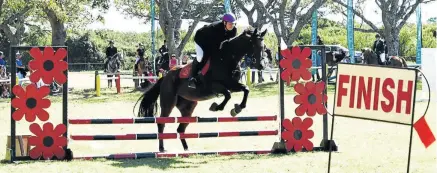  ??  ?? REACHING THE HEIGHTS: The equestrian events at this year’s prestigiou­s Bathurst Agricultur­al Show will be better than ever and allow even rank amateurs to participat­e. Most exciting will be the perseveran­ce or power jumping section