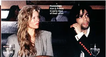  ?? ?? PASSIONS Kim & Prince in early days of their affair