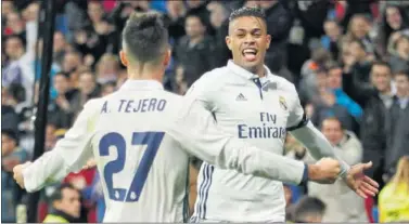  ??  ?? PIDE PASO. Mariano le hizo un ‘hat-trick’ a la Cultural y presiona a Zidane para tener más minutos.