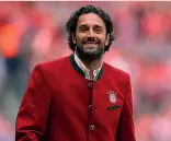  ??  ?? Luca Toni, 40 anni, ex attaccante del Bayern