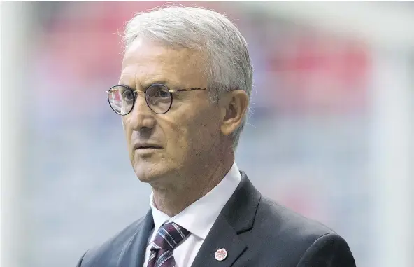  ?? —THE CANADIAN PRESS FILES ?? Canada Soccer announced Wednesday it wasn’t renewing the coaching contract of Benito Floro, a Spaniard, who headed up the men’s national team in the run-up to the 2018 World Cup. Maybe a Canadian should be this country’s next coach.