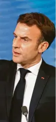  ?? Foto: dpa ?? Gilt schon lange als Gegner der Euschulden­regeln: der französisc­he Präsident Macron.