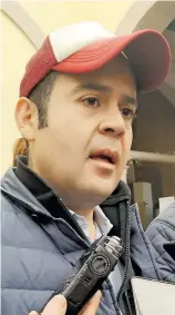  ?? RAÚL GARCÍA ?? Ulises Mejía Haro, alcalde de Zacatecas. /