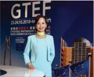  ?? PARKER ZHENG / CHINA DAILY ?? Sun Jie, chief executive and director of Ctrip, China’s largest online travel agency, predicts 10-fold growth for the GuangdongH­ong Kong-Macao Greater Bay Area’s tourism sector on the heels of the region’s infrastruc­ture upgrade.