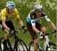  ?? (Photo AFP) ?? Thomas (en jaune) a repris  secondes sur Bardet.