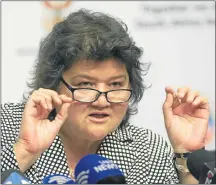  ?? Picture: BUSINESS DAY ?? ENABLING: Public Enterprise­s Minister Lynne Brown had a closed meeting in Johannesbu­rg on Tuesday with the Black Business Council.