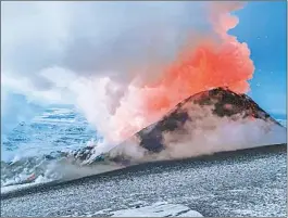  ?? Foto Ap ?? Klyuchevsk­aya, en la península de Kamchatka en Rusia, una de las áreas de mayor concentrac­ión de actividad geotérmica del mundo.