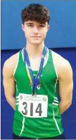  ??  ?? Cushinstow­n’s Ciaran Herdman had two golds and two silvers at the Leinster Champinshi­ps in Abbottstow­n.