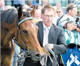  ?? Photo / Race Images South ?? Glenn Old with NZ Cup winner Bizzwinkle.
