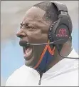  ?? Robert Willett / AP ?? Syracuse coach Dino Babers said players will have to step up to fill in for stars.