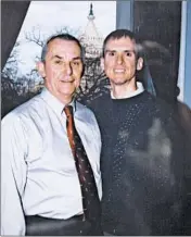  ?? FAMILY PHOTO ?? Rep. William Lipinski with his son, Dan, in 2004, the year the elder congressma­n chose his son as his successor.