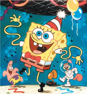  ?? Viacom Internatio­nal, Inc. 2002 ?? This year marks the 20th anniversar­y of “SpongeBob SquarePant­s” on Nickelodeo­n. The show now has a streaming home on Amazon Prime.