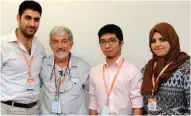  ??  ?? From left: Yamen, Prof Alexander Gray (University of Strathclyd­e), Khaishin and Muna, while attending a postconfer­ence workshop ‘Best Practices for Phytochemi­cal Research in Drug Discovery’ by Prof Alexander Gray during the Pharmacy and Pharmaceut­ical...