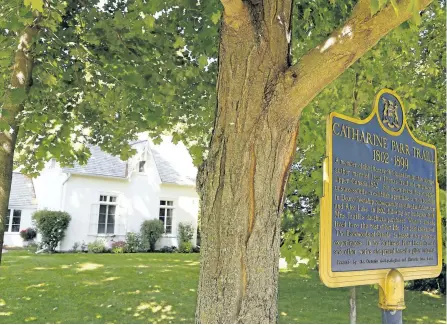  ?? CLIFFORD SKARSTEDT/EXAMINER FILE PHOTO ?? A view of the former home of Canadian author Catharine Parr Traill taken on Friday, September 19, 2014 on Smith Rd. in Lakefield. The writer spent much of her life in this house after settling in Canada. But her life story began at Reydon Hall, the...