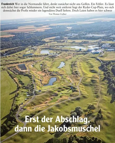  ?? Foto: Thomas Samson, afp ?? Der „Albatros Course“im Le Golf National ist von 28. bis 30. September 2018 Schauplatz des Ryder Cup, bei dem sich alle zwei Jahre die besten Golf Profis der USA mit den besten aus Europa messen.