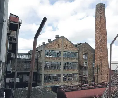  ?? Picture: Alamy. ?? The old Smith Anderson Group factory in Falkland. There are hopes the site could be transforme­d into new homes.